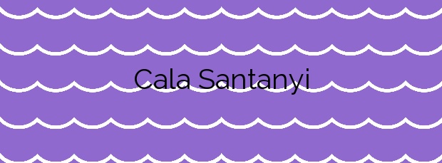 Información de la Cala Santanyi en Santanyí
