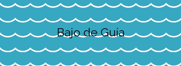 Información de la Playa Bajo de Guía en Sanlúcar de Barrameda