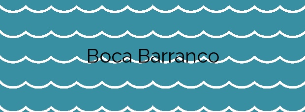 Información de la Playa Boca Barranco en Gáldar