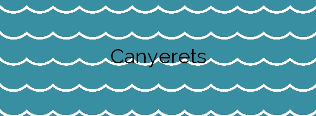 Información de la Playa Canyerets en Sant Feliu de Guíxols