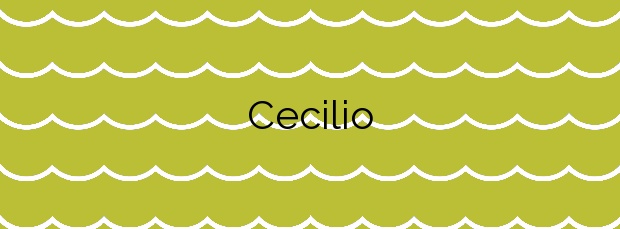 Información de la Playa Cecilio en Valdoviño