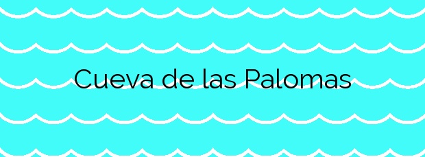 Información de la Playa Cueva de las Palomas en Águilas