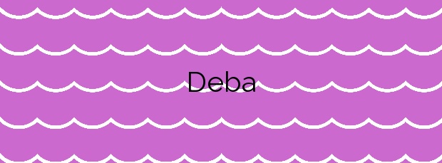 Información de la Playa Deba en Deba