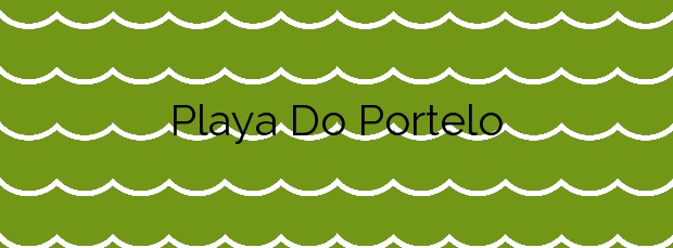 Información de la Playa Do Portelo en Oleiros