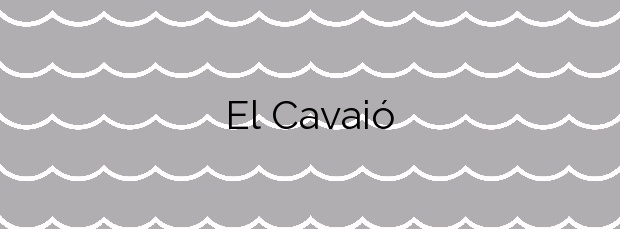 Información de la Playa El Cavaió en Canet de Mar