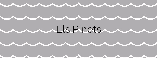 Información de la Playa Els Pinets en Benissa