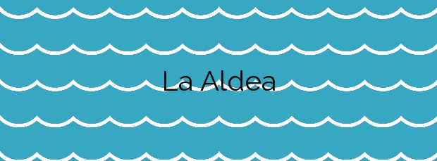 Información de la Playa La Aldea en La Aldea de San Nicolás