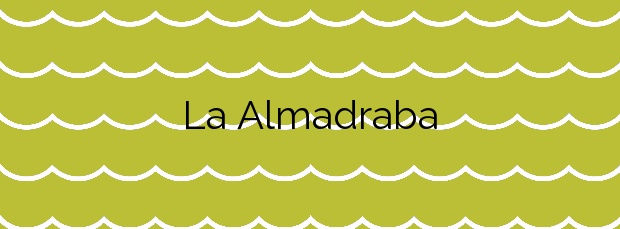 Información de la Playa La Almadraba en Villajoyosa