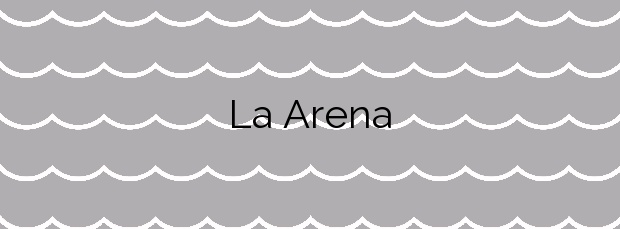 Información de la Playa La Arena en Arnuero