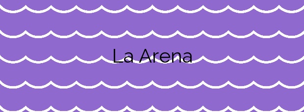 Información de la Playa La Arena en Arnuero