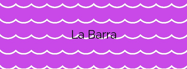 Información de la Playa La Barra en Cartagena