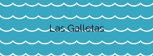 Información de la Playa Las Galletas en Arona