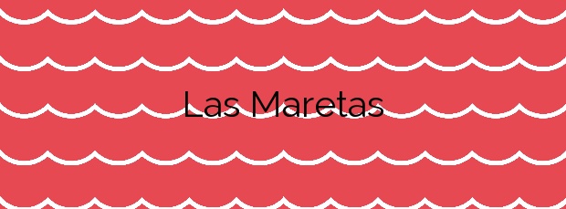 Información de la Playa Las Maretas en Arico