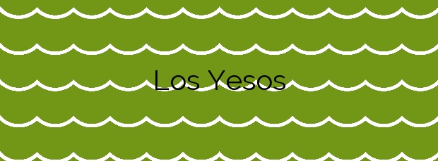 Información de la Playa Los Yesos en Sorvilán