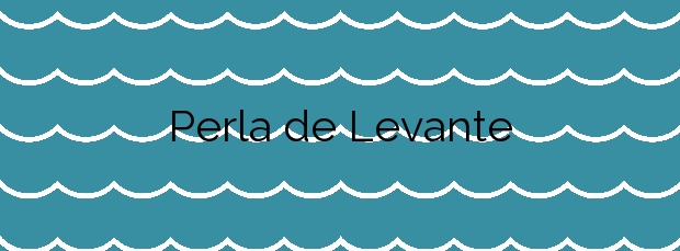 Información de la Playa Perla de Levante en Cartagena