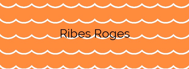 Información de la Playa Ribes Roges en Vilanova i la Geltrú