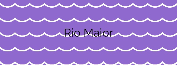 Información de la Playa Rio Maior en Porto do Son