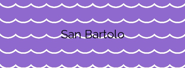 Información de la Playa San Bartolo en Barreiros