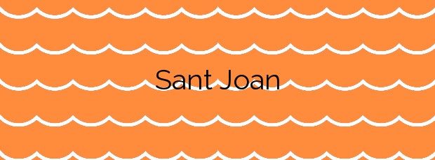 Información de la Playa Sant Joan en Montgat