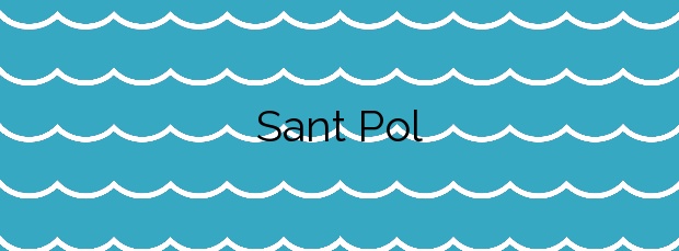 Información de la Playa Sant Pol en Sant Feliu de Guíxols