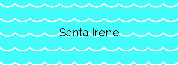 Información de la Playa Santa Irene en Arteixo