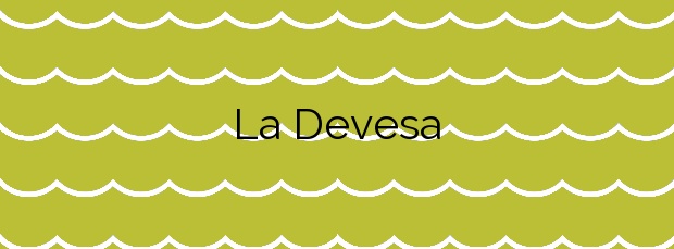 Información de la Playa La Devesa en Valencia