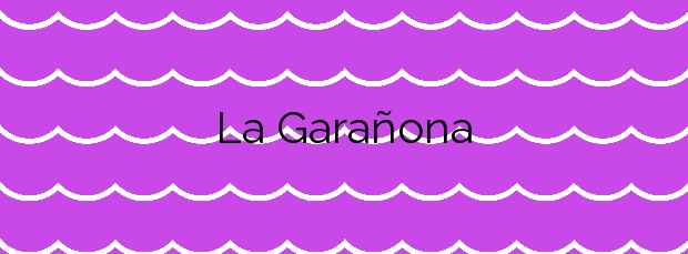 Información de la Playa La Garañona en El Sauzal