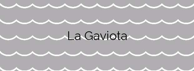 Información de la Playa La Gaviota en Adra