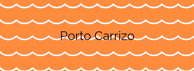 Información de la Playa Porto Carrizo en Valdoviño