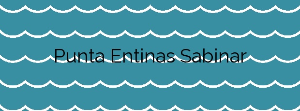 Información de la Playa Punta Entinas Sabinar en El Ejido