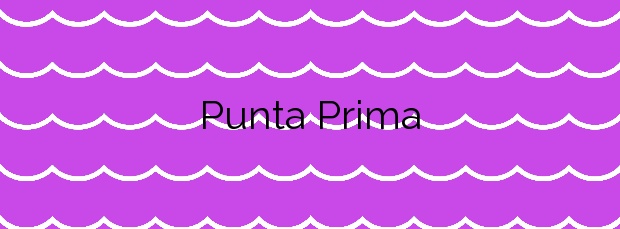 Información de la Playa Punta Prima en Sant Lluís