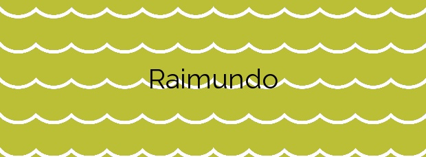 Información de la Playa Raimundo en Muros